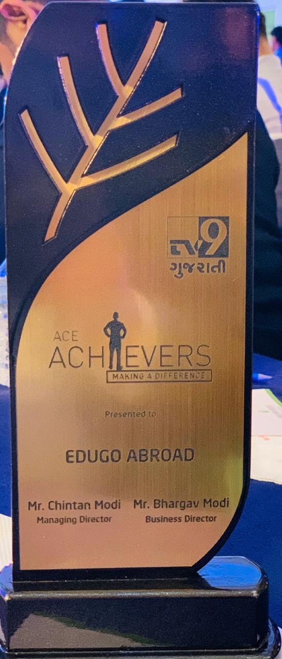 TV9 Ace Achievers Award For Edugo Abroad