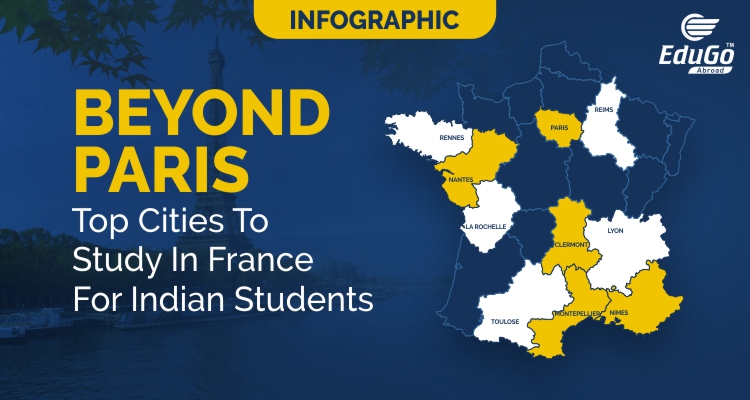 Beyond Paris Top Cities To Study In France For Indian Students Infographic
