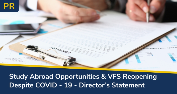 VFS Reopening Despite COVID 19 Director’s Statement