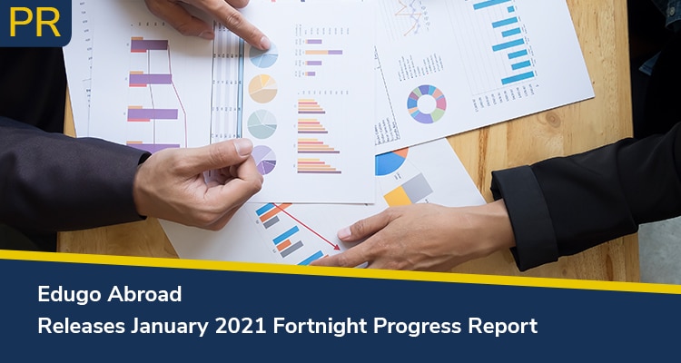 Edugo Abroad Releases January 2021 Fortnight Progress Report