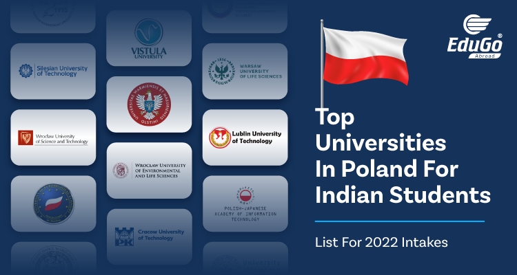 Top Universities In Poland For Indian Students List For 2022 Intakes