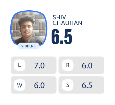 scored 6.5 bands in ielts shiv chauhan
