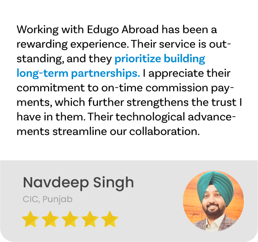 Partner portal testimonial Navdeep Singh