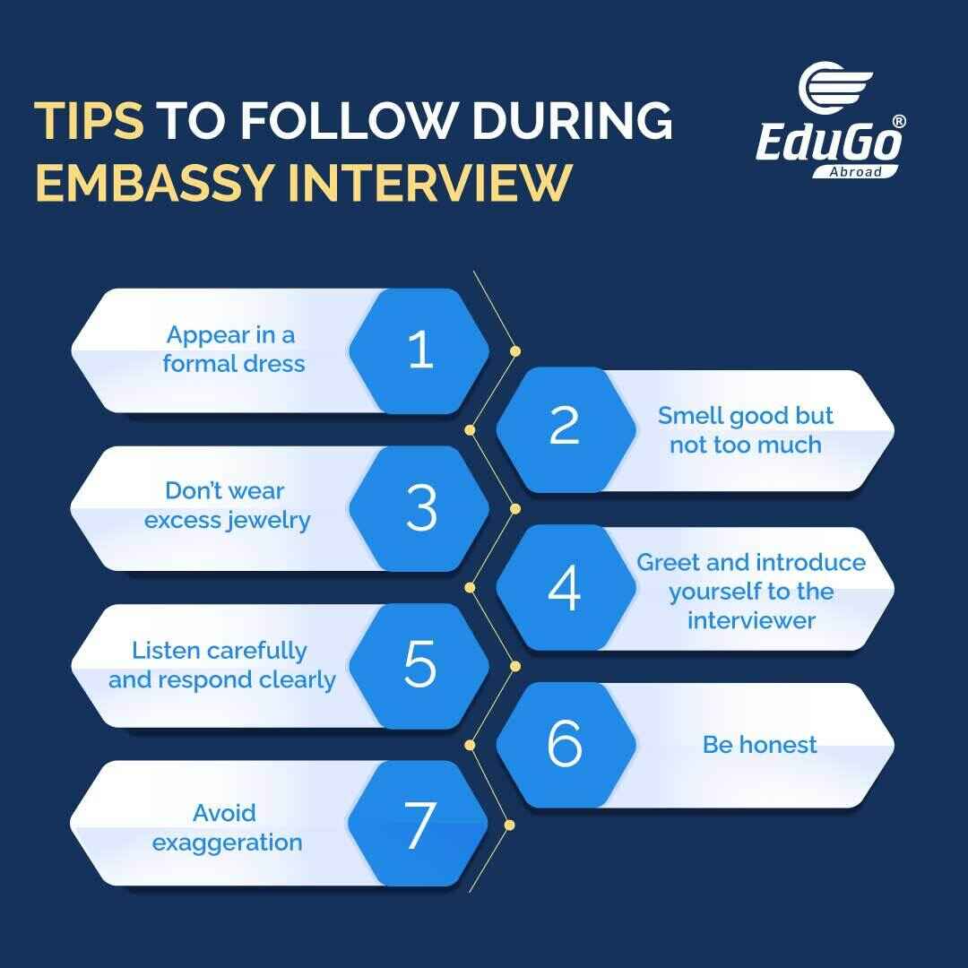 Tips To Follow During Embassy Interview